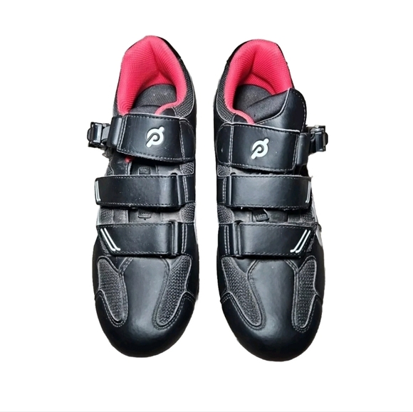 Peloton Unisex Red And Black Cycling Shoes 43 12W 10M - Picture 3 of 14